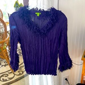 Fun dress shirt deep purple